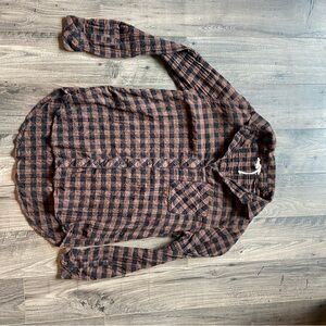 Brown flannel for fall